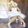 102. Waiting For You - Stefanie (Framed) - Marietjie Viljoen Art