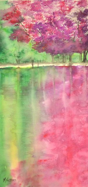 107. Jacaranda (Print) - Marietjie Viljoen Art