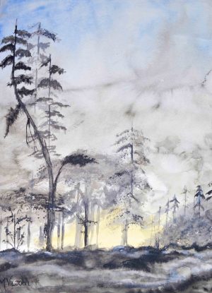 109. In The Mist (Print) - Marietjie Viljoen Art