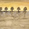 112. Trees In Silhouette (Print) - Marietjie Viljoen Art