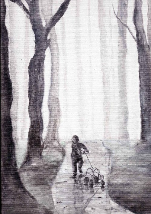 131. Liam Se Draadkar - Marietjie Viljoen Art