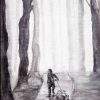 131. Liam En Sy Draadkar (Print) - Marietjie Viljoen Art