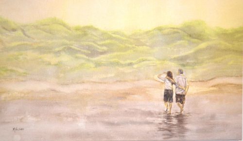 132. Dad & I - Marietjie Viljoen Art