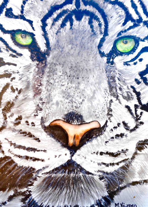 150. Tiger's Eye (Print) - Marietjie Viljoen Art
