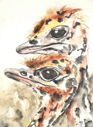 206. Sussie En Ek (Print) - Marietjie Viljoen Art