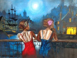 22. On The Docks - Marietjie Viljoen Art