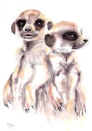 233. Paul And Peter (Print) - Marietjie Viljoen Art