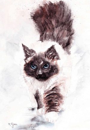 245. Miss Perrrfect (Print) - Marietjie Viljoen Art