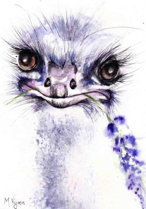 255. Lavender (Print) - Marietjie Viljoen Art