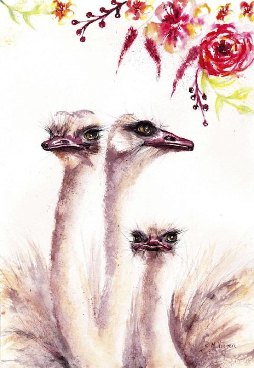 258. Karoo Flowers - Marietjie Viljoen Art