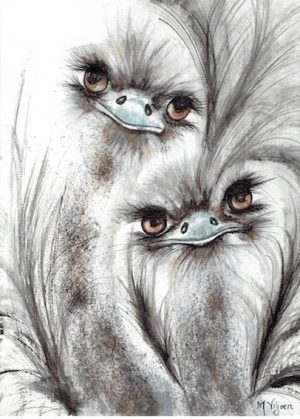 279. Showtime (Print) - Marietjie Viljoen Art