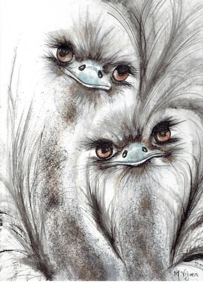 279. Showtime (Print) - Marietjie Viljoen Art