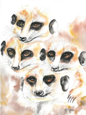 282. The Performers - Marietjie Viljoen Art