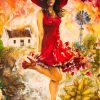 30. Plaas Meisie (Print) - Marietjie Viljoen Art