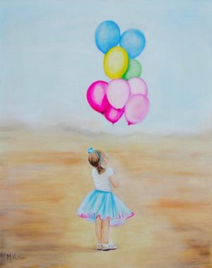 69. Birthday Girl (Print) - Marietjie Viljoen Art