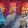 72. Dance To The Violin - Framed - Marietjie Viljoen Art
