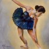 75. Tiny Dancer In Blue Collection (Print) - Marietjie Viljoen Art