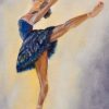 75. Tiny Dancer In Blue Collection (Print) - Marietjie Viljoen Art