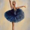 75. Tiny Dancer In Blue Collection (Print) - Marietjie Viljoen Art