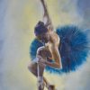 75. Tiny Dancer In Blue Collection (Print) - Marietjie Viljoen Art