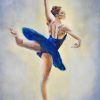 75. Tiny Dancer In Blue Collection (Print) - Marietjie Viljoen Art