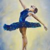 75. Tiny Dancer In Blue Collection (Print) - Marietjie Viljoen Art