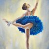 75. Tiny Dancer In Blue Collection (Print) - Marietjie Viljoen Art