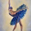 75. Tiny Dancer In Blue Collection (Print) - Marietjie Viljoen Art