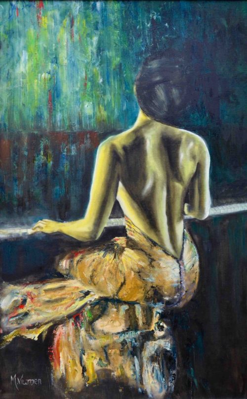 80. Music To My Ears - Unframed - Marietjie Viljoen Art