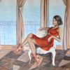 82. At My Beach House (Print) - Marietjie Viljoen Art