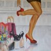 83. Going Shopping - Esmarie (Print) - Marietjie Viljoen Art