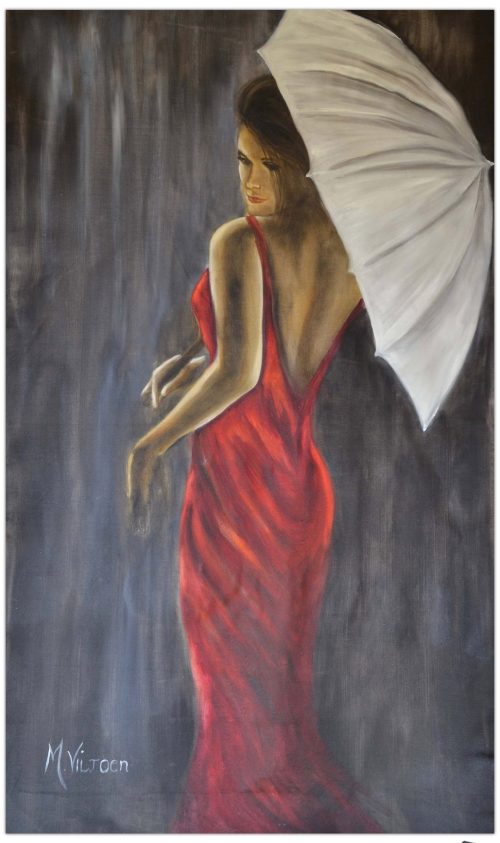 84. Sensuous In Red - Marietjie Viljoen Art