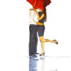 87. Under My Umbrella - Jay-See & Esmarie (Print) - Marietjie Viljoen Art