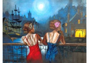 22. On The Docks (Print) - Marietjie Viljoen Art