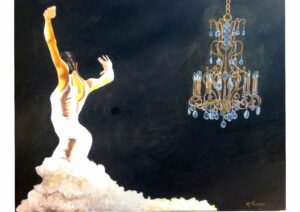 21. Spanish Chandelier (Print) - Marietjie Viljoen Art