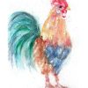 266. Ronald The Rooster (Print) - Marietjie Viljoen Art