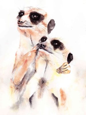 246. Peanut And Paddy (Print) - Marietjie Viljoen Art