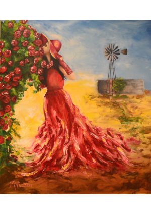 39. Roos Van Die Karoo (Print) - Marietjie Viljoen Art